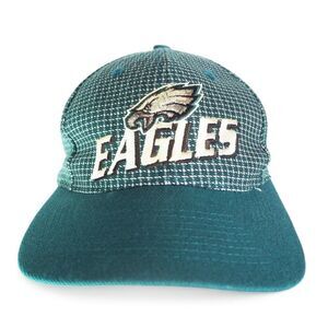 Logo Athletic Pro Line Philadelphia Eagles‎ Vintage 90s Plaid Grid Snapback Hat